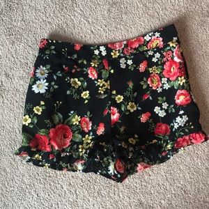 Forever 21 Flower Shorts